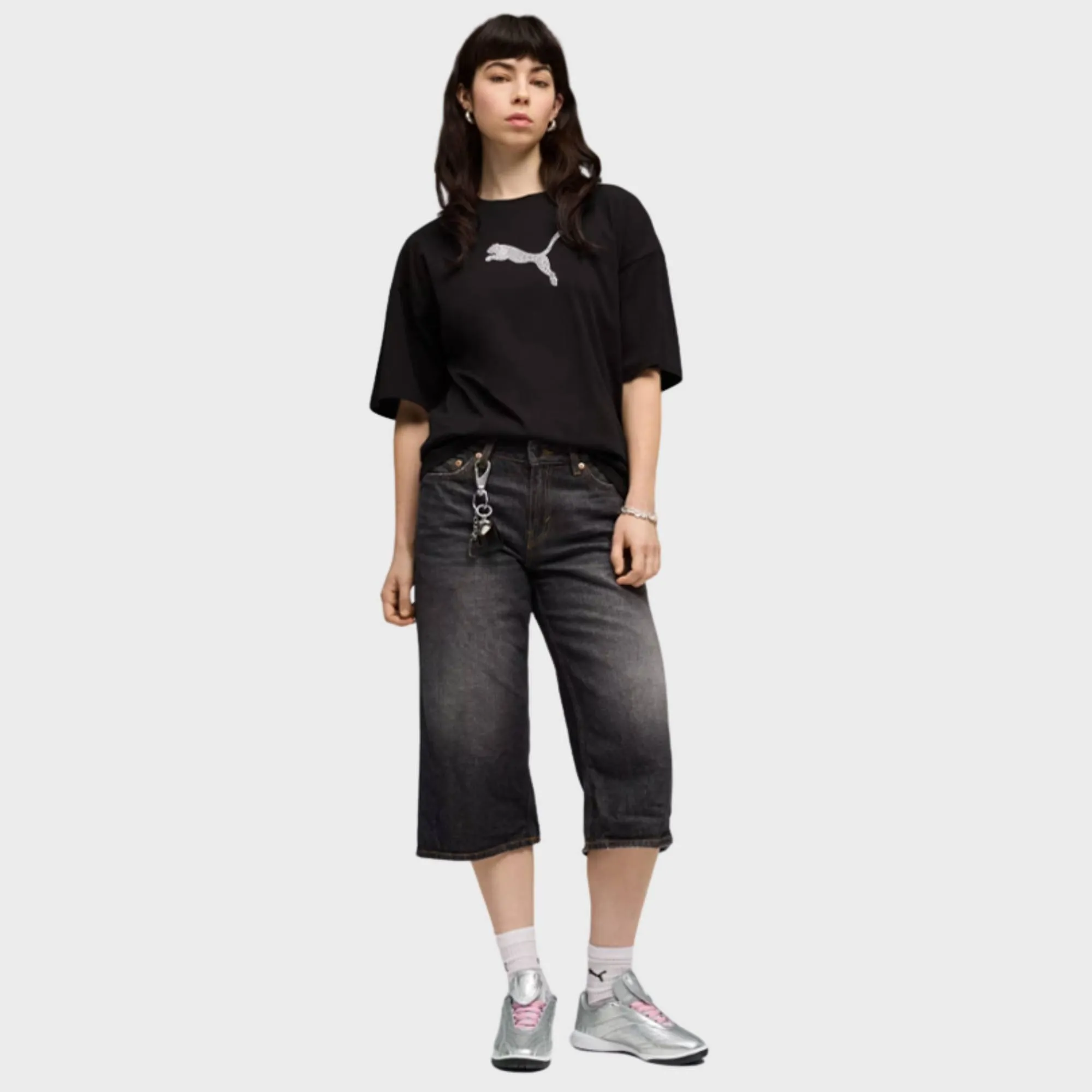 PUMA ESSENTIAL GRAPHICS LEO LUXE OVERSIZED TSHIRT