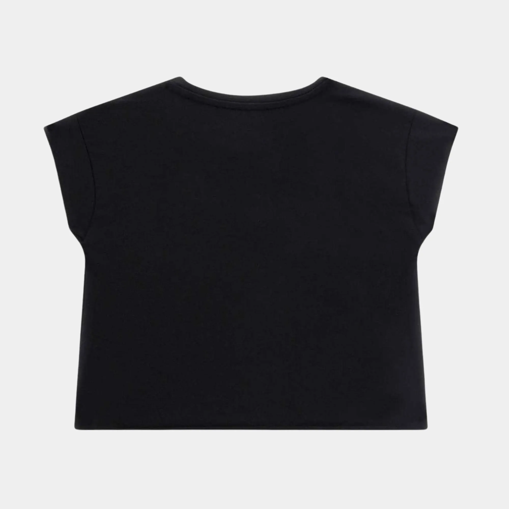 GUESS CROP T-SHIRT MID ORGANIC STRETCH JERSEY