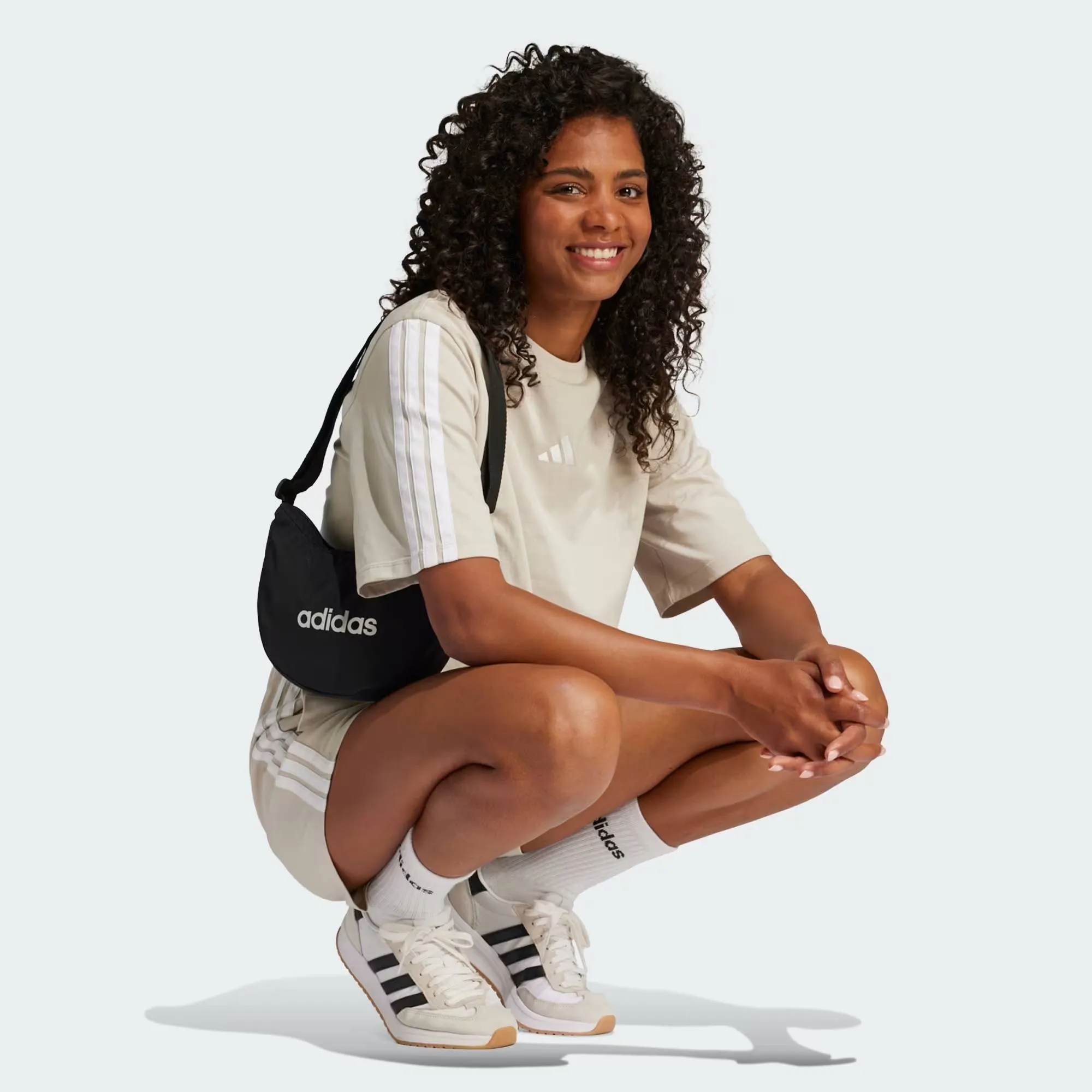 ADIDAS WOMENS 3STRIPES ESSENTIALS TEE