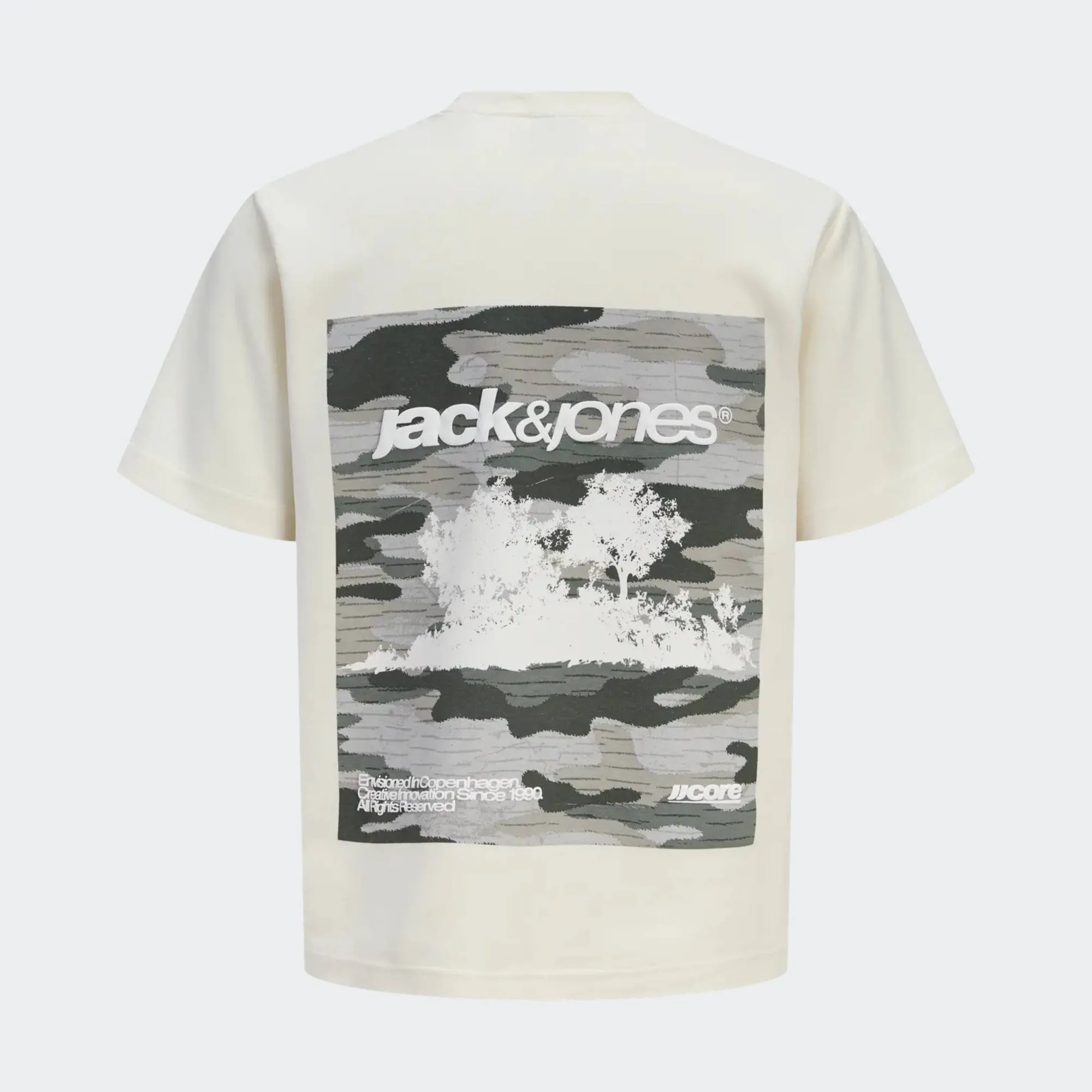 JACK & JONES BREEZE BACK PRINT TEE CREW