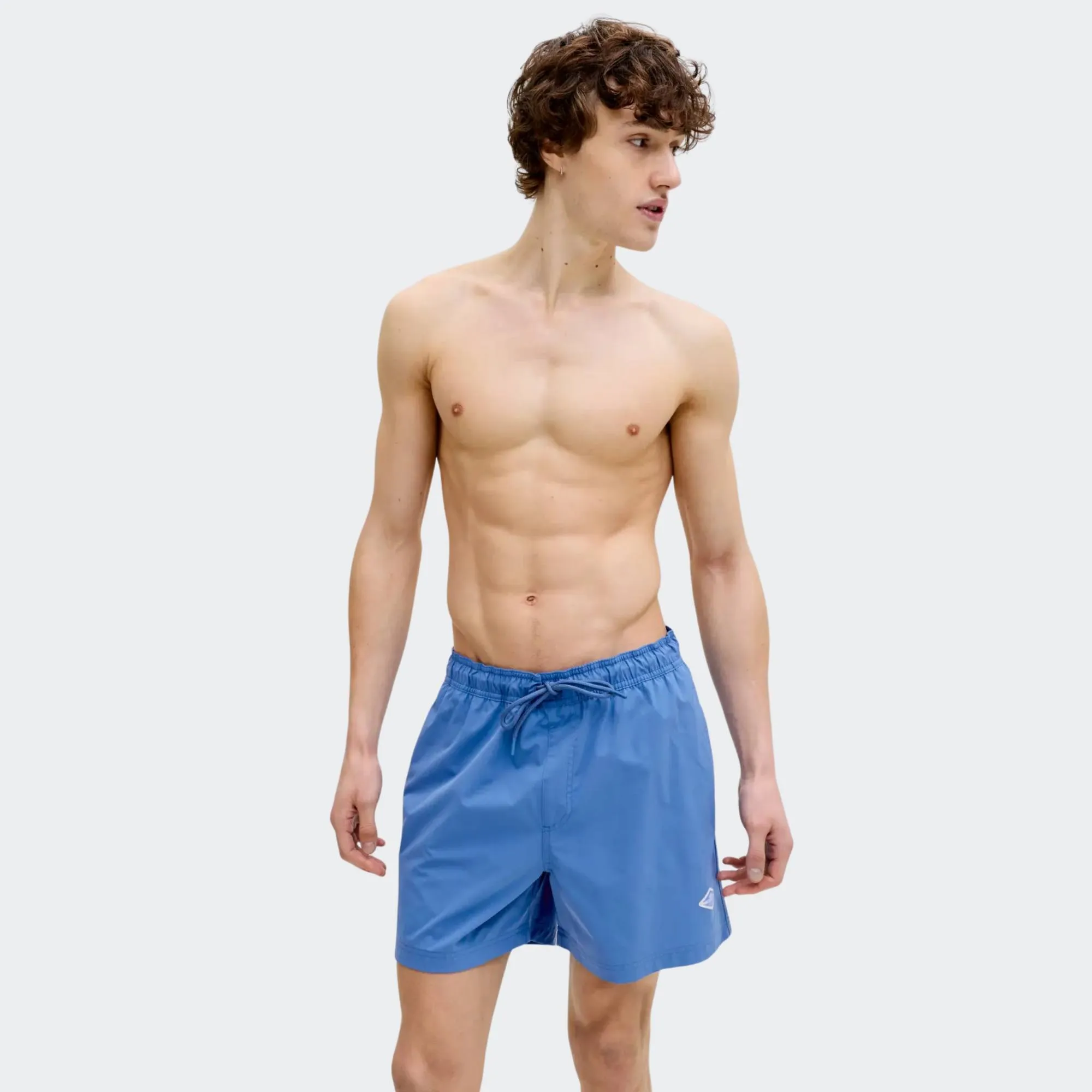 JACK & JONES MAUI TROPIC SOLID SWIM SHORTS REGULAR