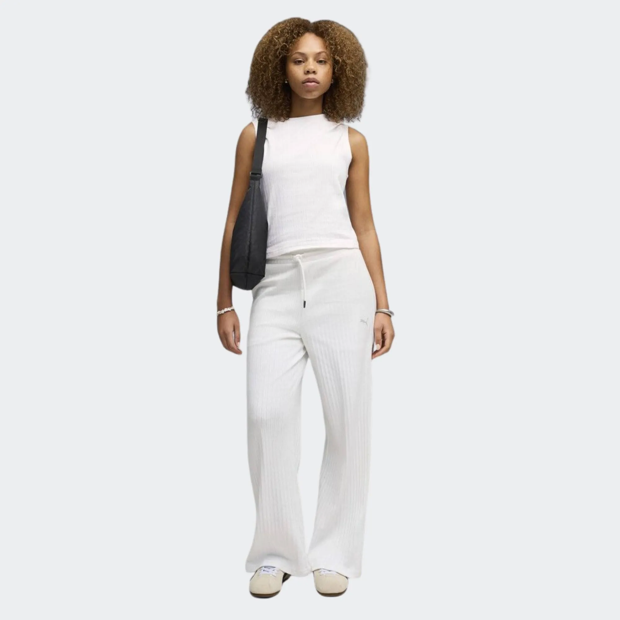 PUMA HER COMFORT HIGH WAIST WIDE LEG PANTS