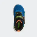 SKECHERS LIGHTED GORE & STRAP SNEAKER WITH TEXTURED MIDSOLE