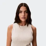CALVIN KLEIN MONOGRAM PATCH WAFFLE TEE
