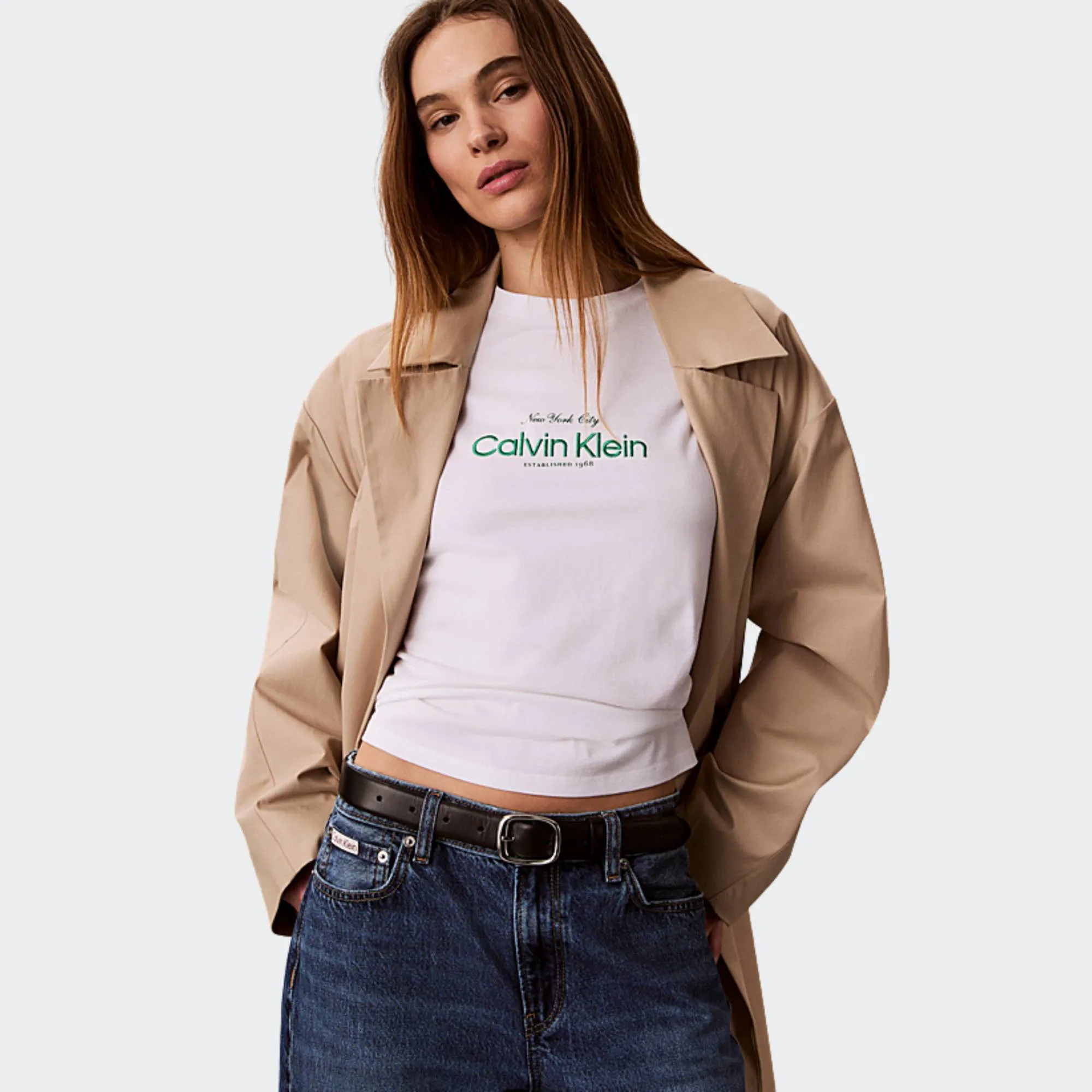 CALVIN KLEIN CLASSIC NYC LOGO TEE