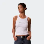 CALVIN KLEIN CONTOUR RIB GRAPHIC TANK
