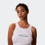 CALVIN KLEIN CONTOUR RIB GRAPHIC TANK