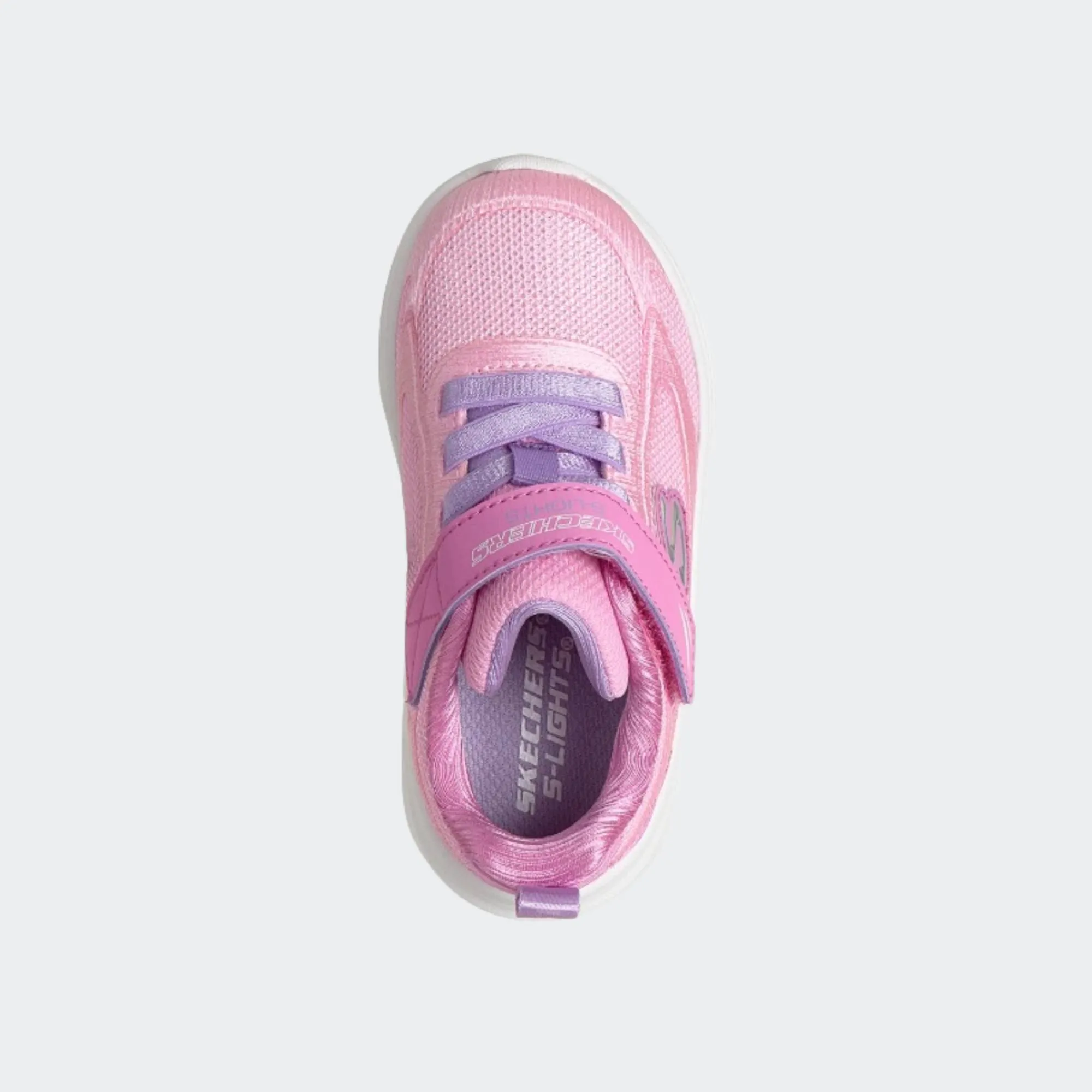 SKECHERS LIGHTEDSNEAKER WITH OMBRE SPARKLE UPPER