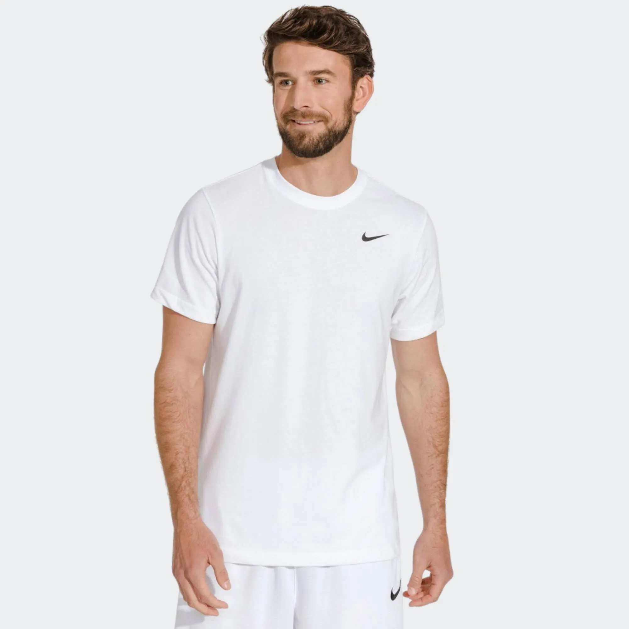 NIKE MENS DRI FIT TEE CREW SOLID