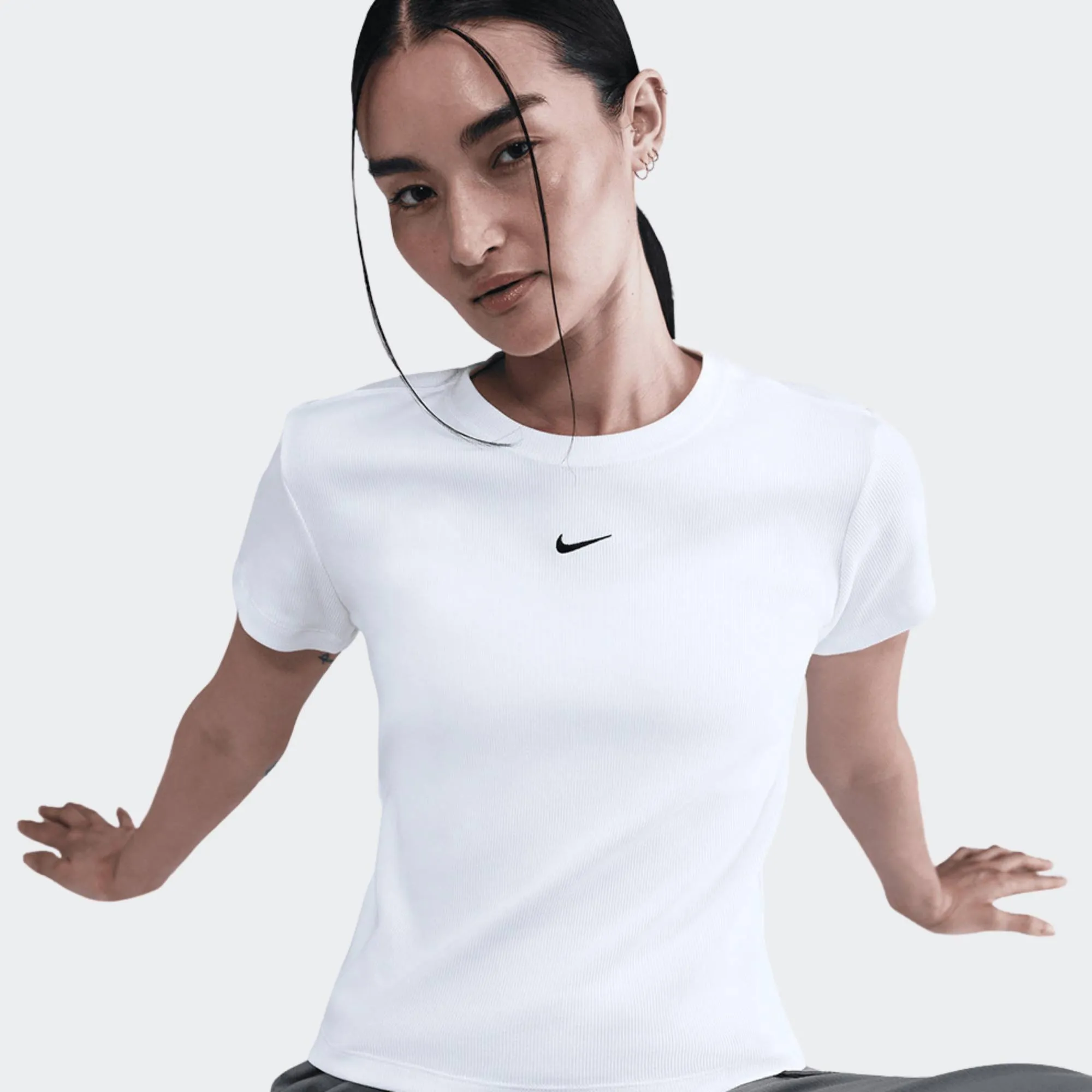 NIKE WOMENS NSW RIB TGHT TEE