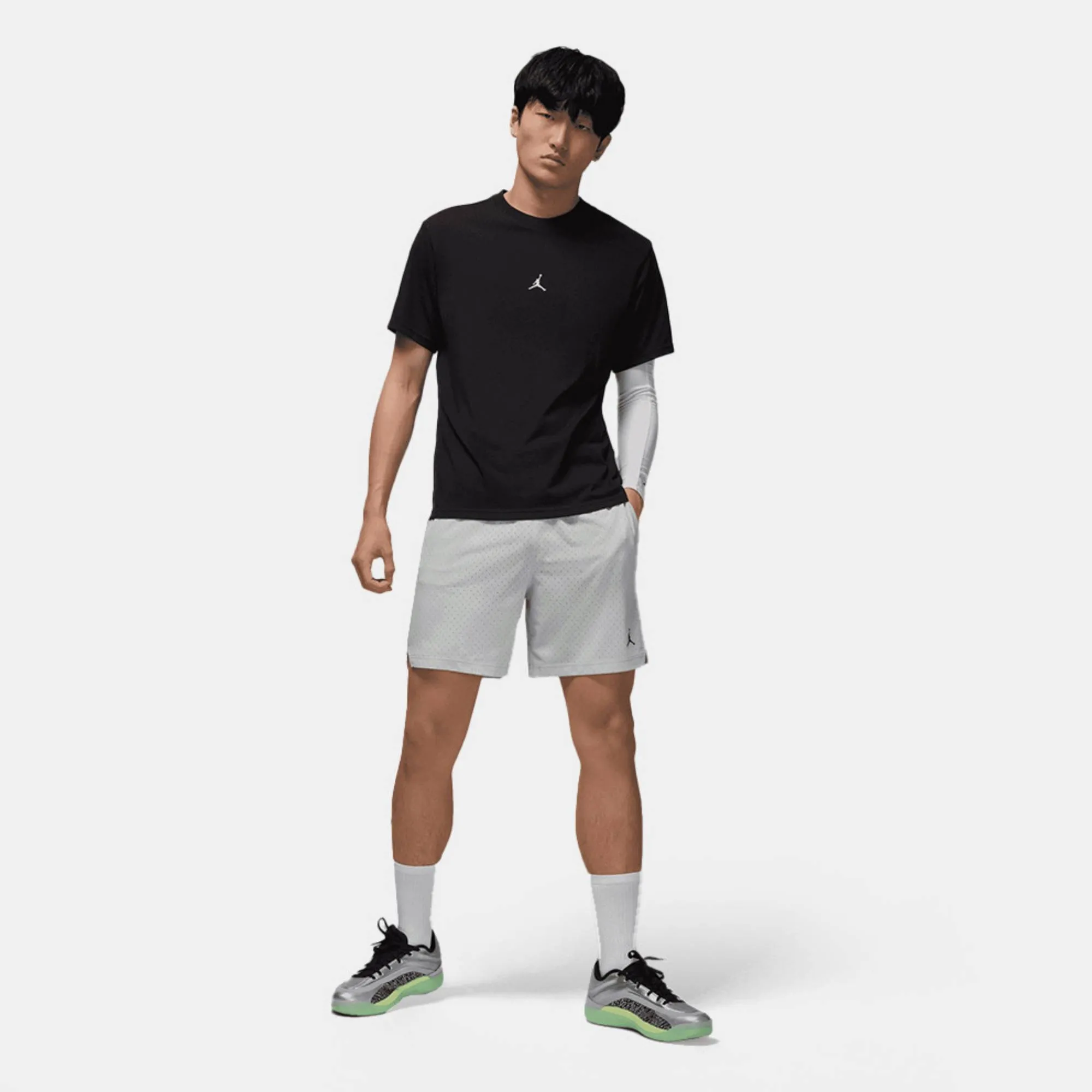 NIKE MENS JORDAN DRI FIT JUMPMAN CREW