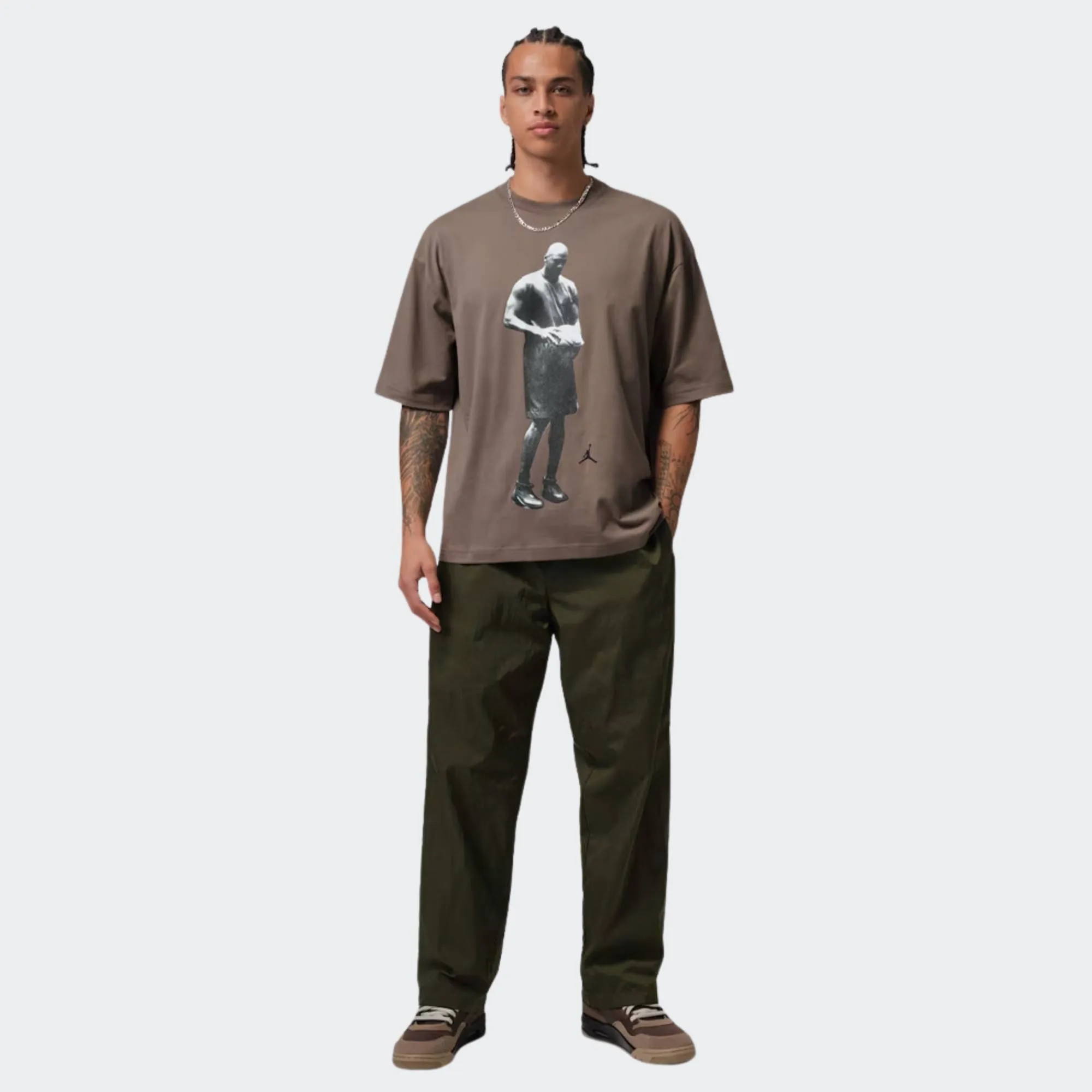 NIKE MENS JORDAN DRI FIT GFX CREW