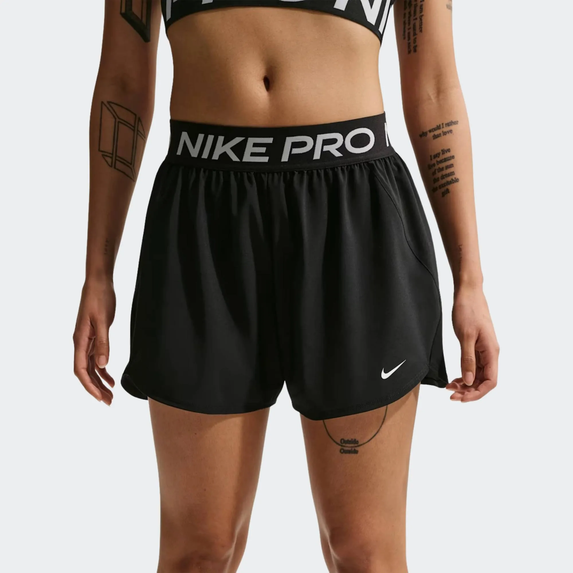 NIKE WOMENS PRO DRI FIT 365 3INCHES SHORT