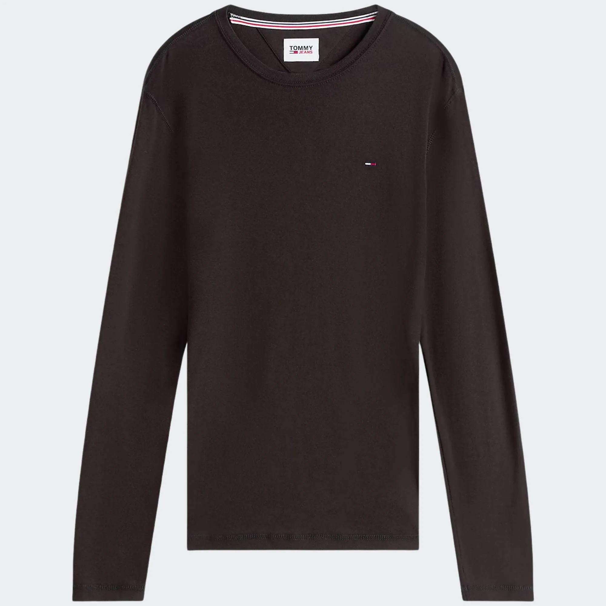 TOMMY JEANS MENS ORIGINAL RIB LONGSLEEVE TEE