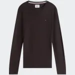 TOMMY JEANS MENS ORIGINAL RIB LONGSLEEVE TEE