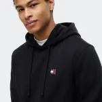 TOMMY JEANS MENS REGULAR BADGE HOODIE
