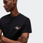 TOMMY JEANS MENS SLIM SIGN CHEST TEE
