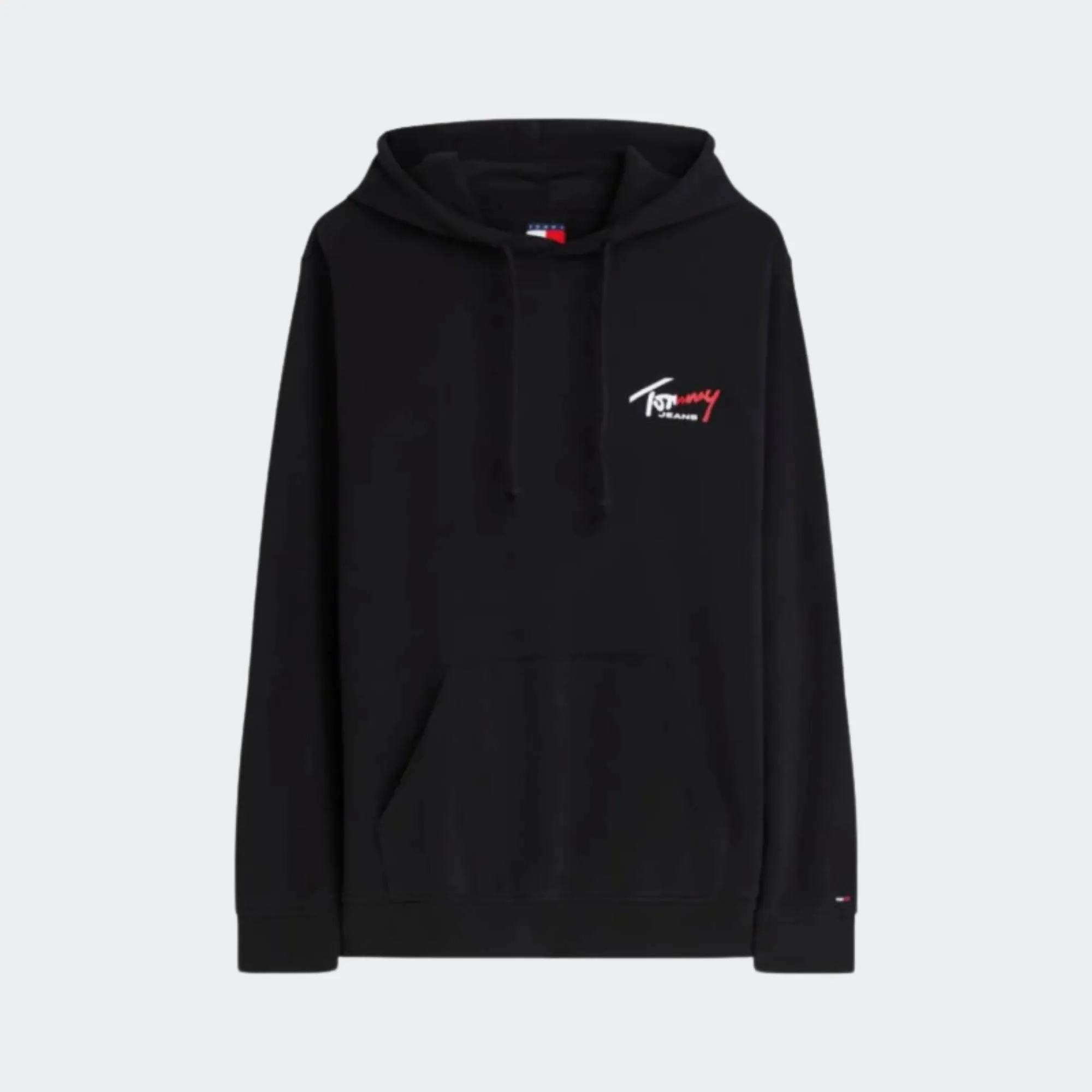 TOMMY JEANS MENS REGULAR ENTRY SIGN HOODIE