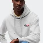 TOMMY JEANS MENS REGULAR ENTRY SIGN HOODIE