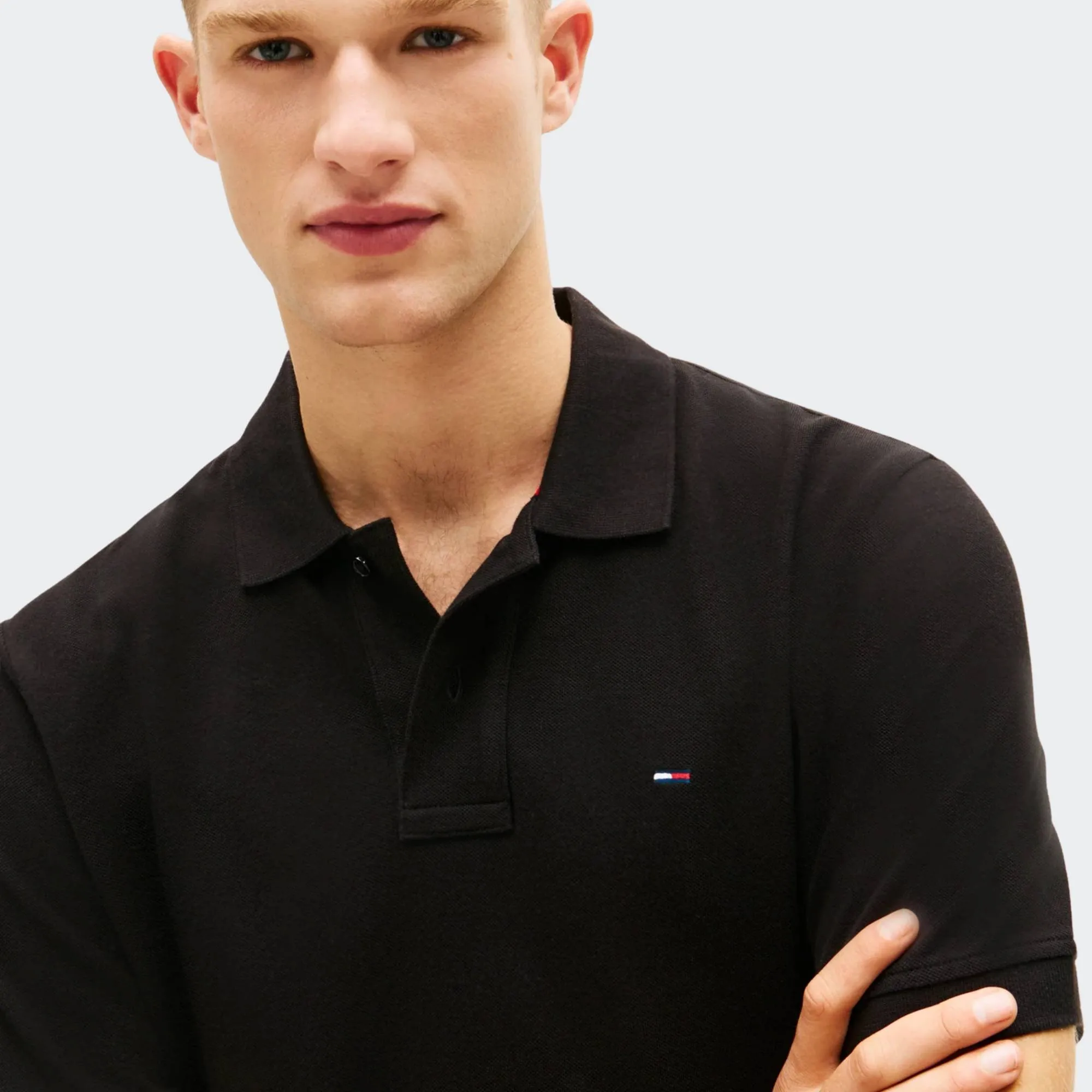 TOMMY JEANS MENS REGULAR ESSENTIAL POLO