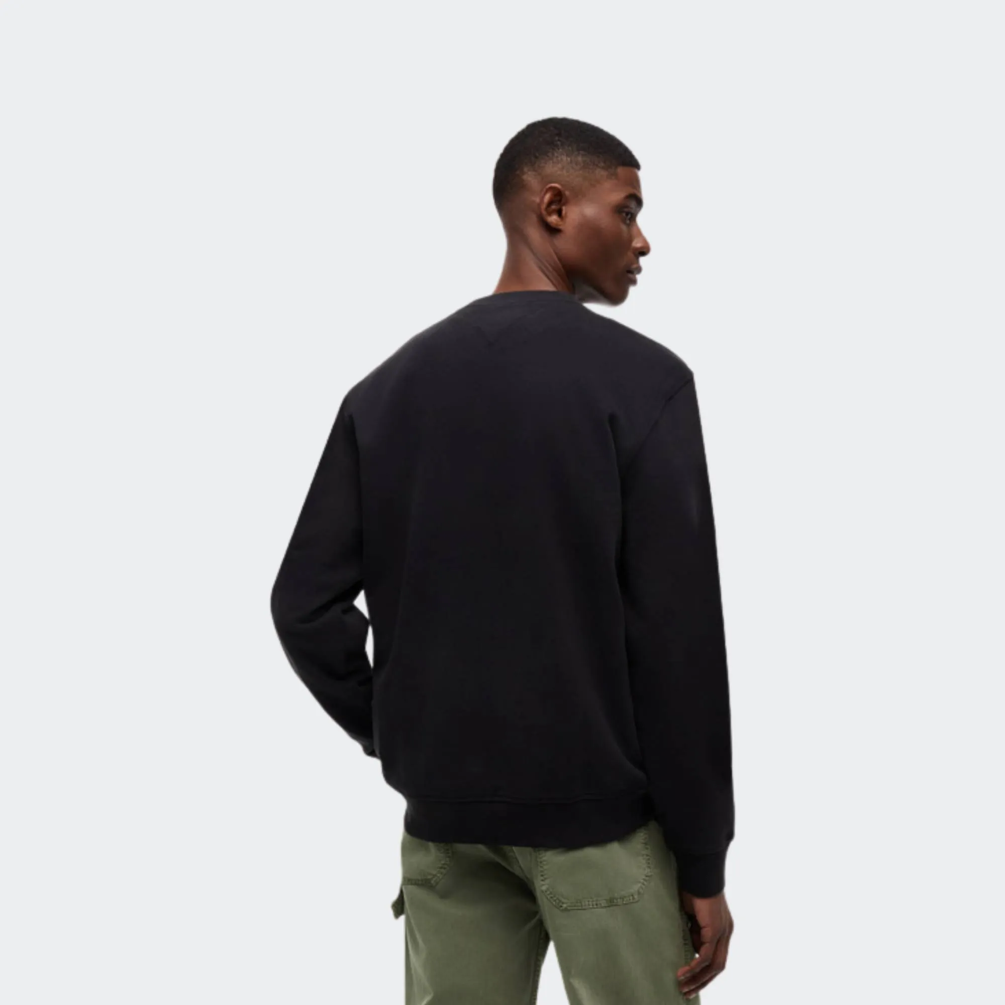 TOMMY JEANS MENS REGULAR ENTRY SIGN CREW