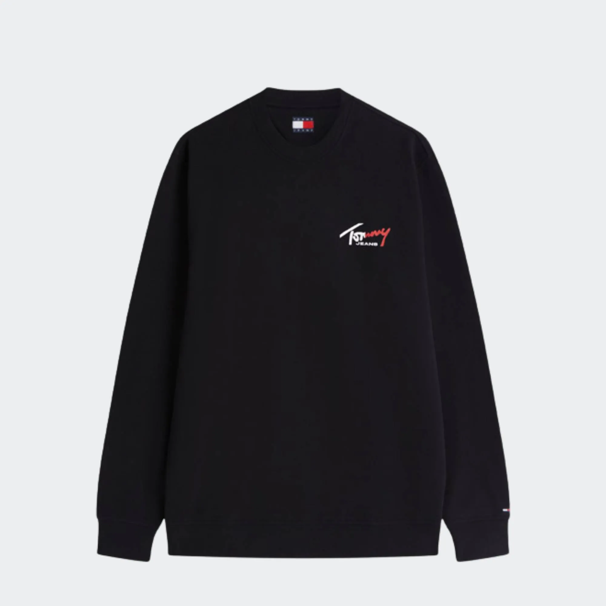 TOMMY JEANS MENS REGULAR ENTRY SIGN CREW