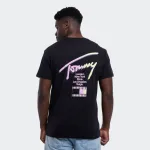 TOMMY JEANS MENS REGULAR CITY SIGN TEE