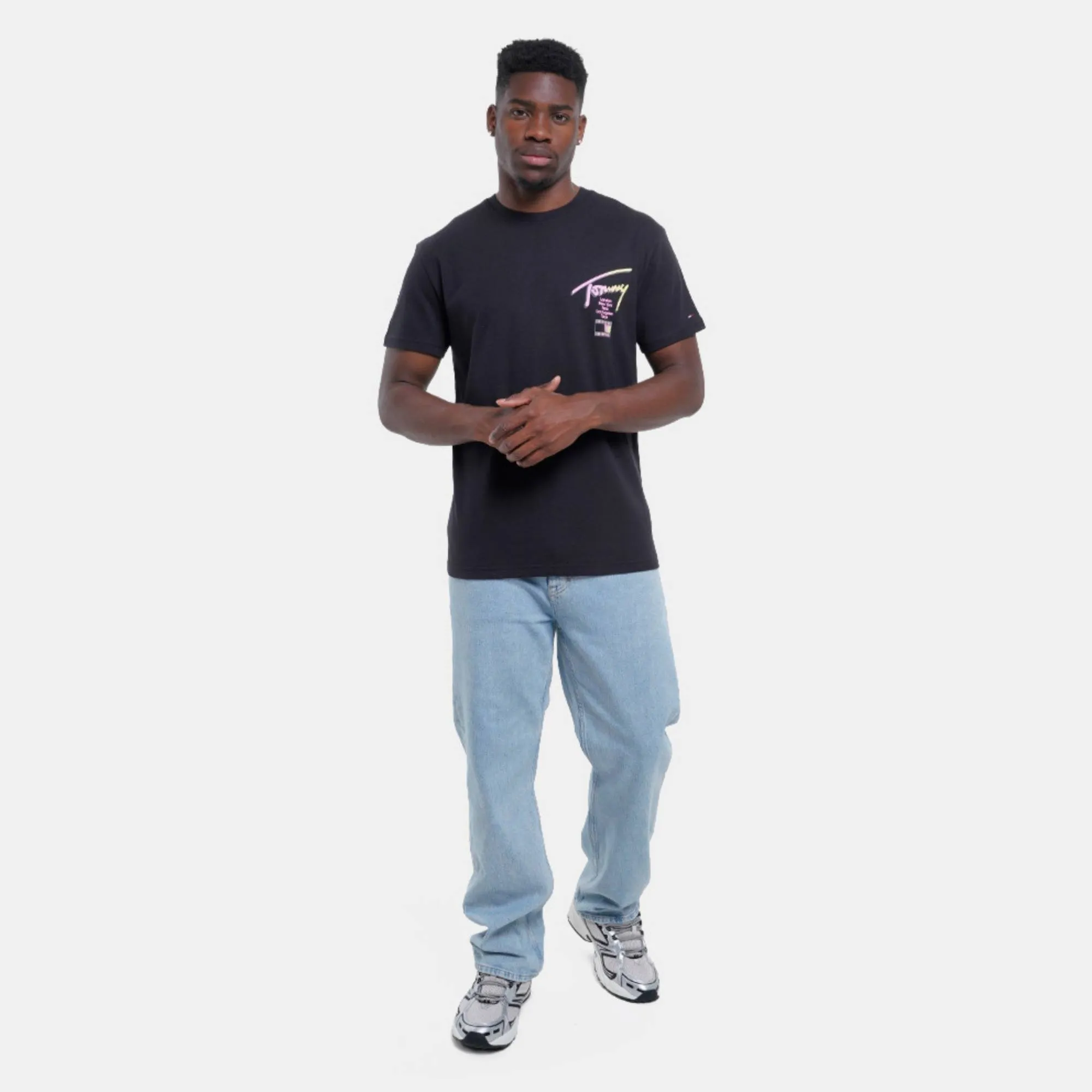 TOMMY JEANS MENS REGULAR CITY SIGN TEE