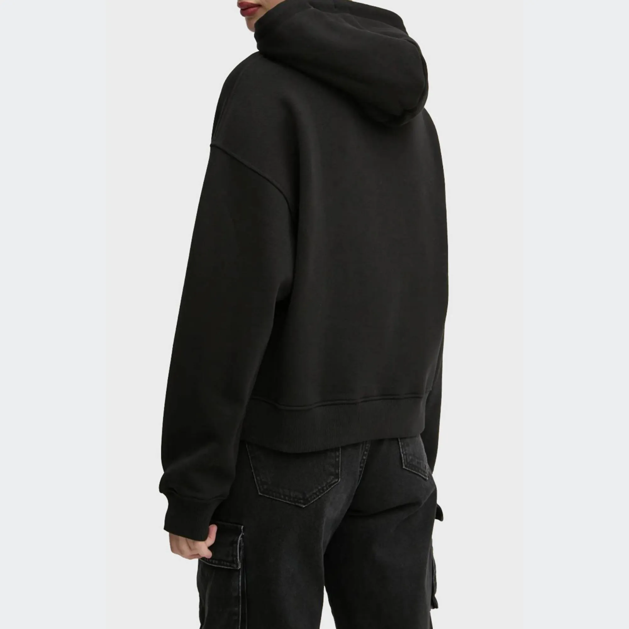 TOMMY JEANS WOMENS BOXY BADGE HOODIE