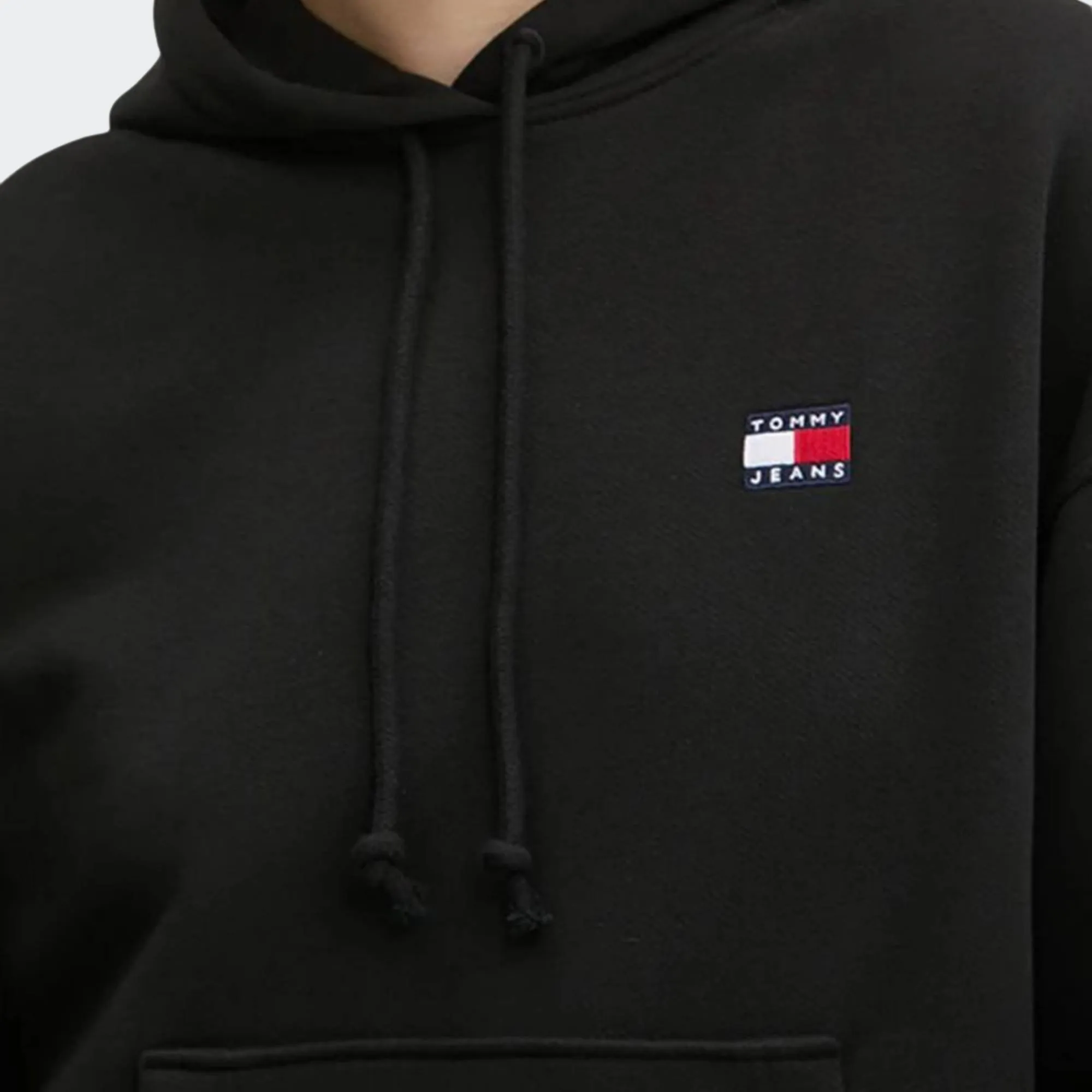 TOMMY JEANS WOMENS BOXY BADGE HOODIE