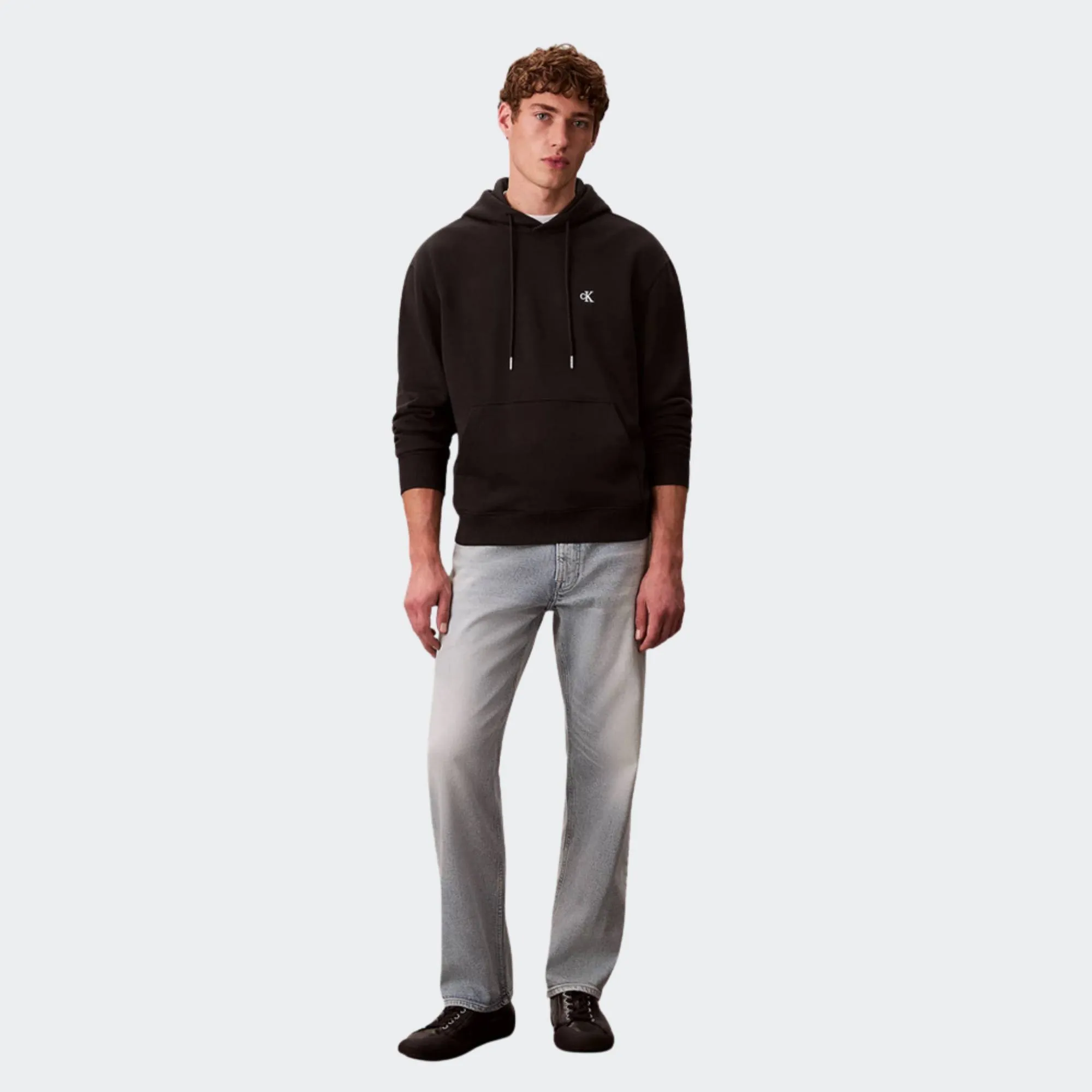 CALVIN KLEIN JEANS 350TERRY MONOGRAM HOODIE