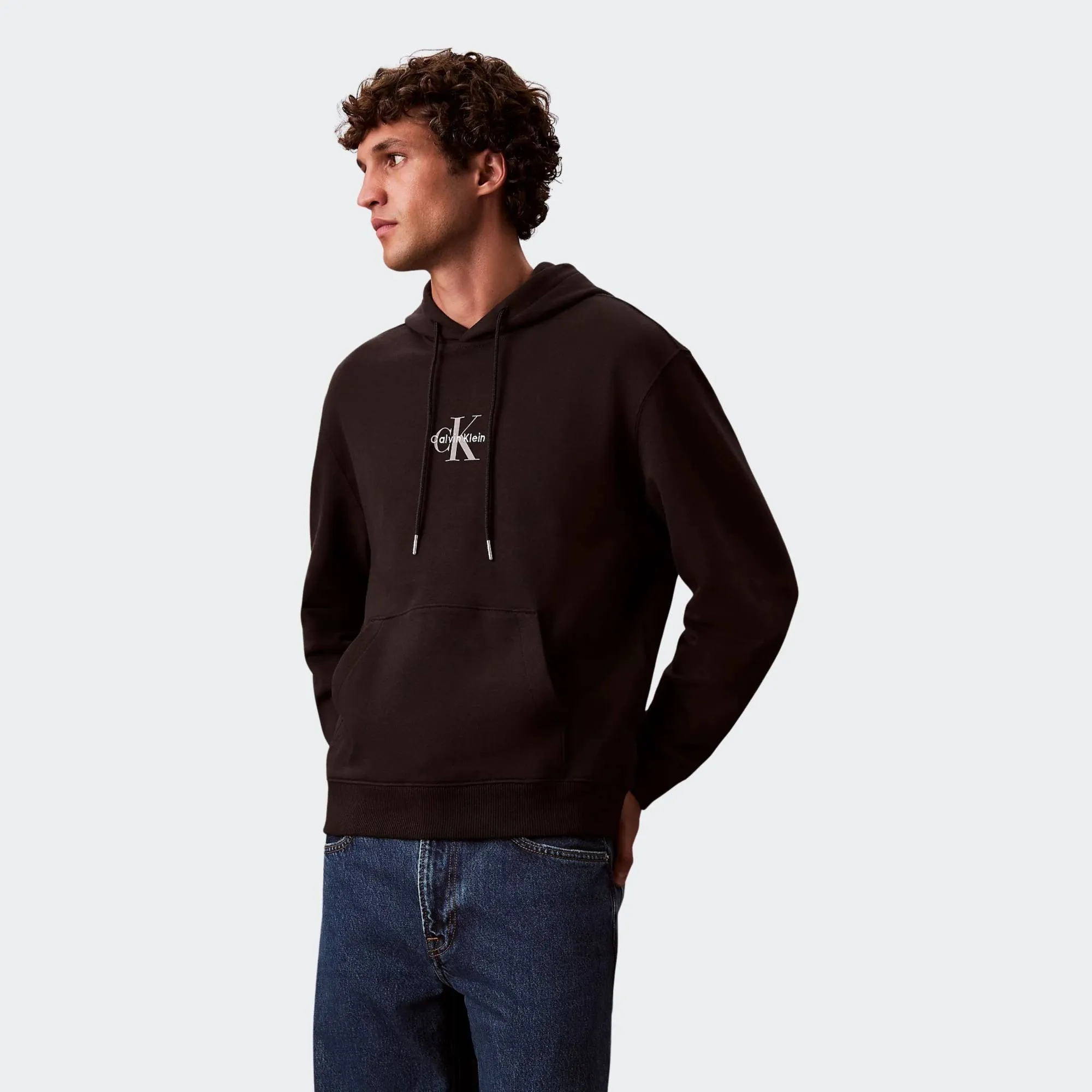 CALVIN KLEIN JEANS 350TERRY MICRO MONOLOGO HOODIE