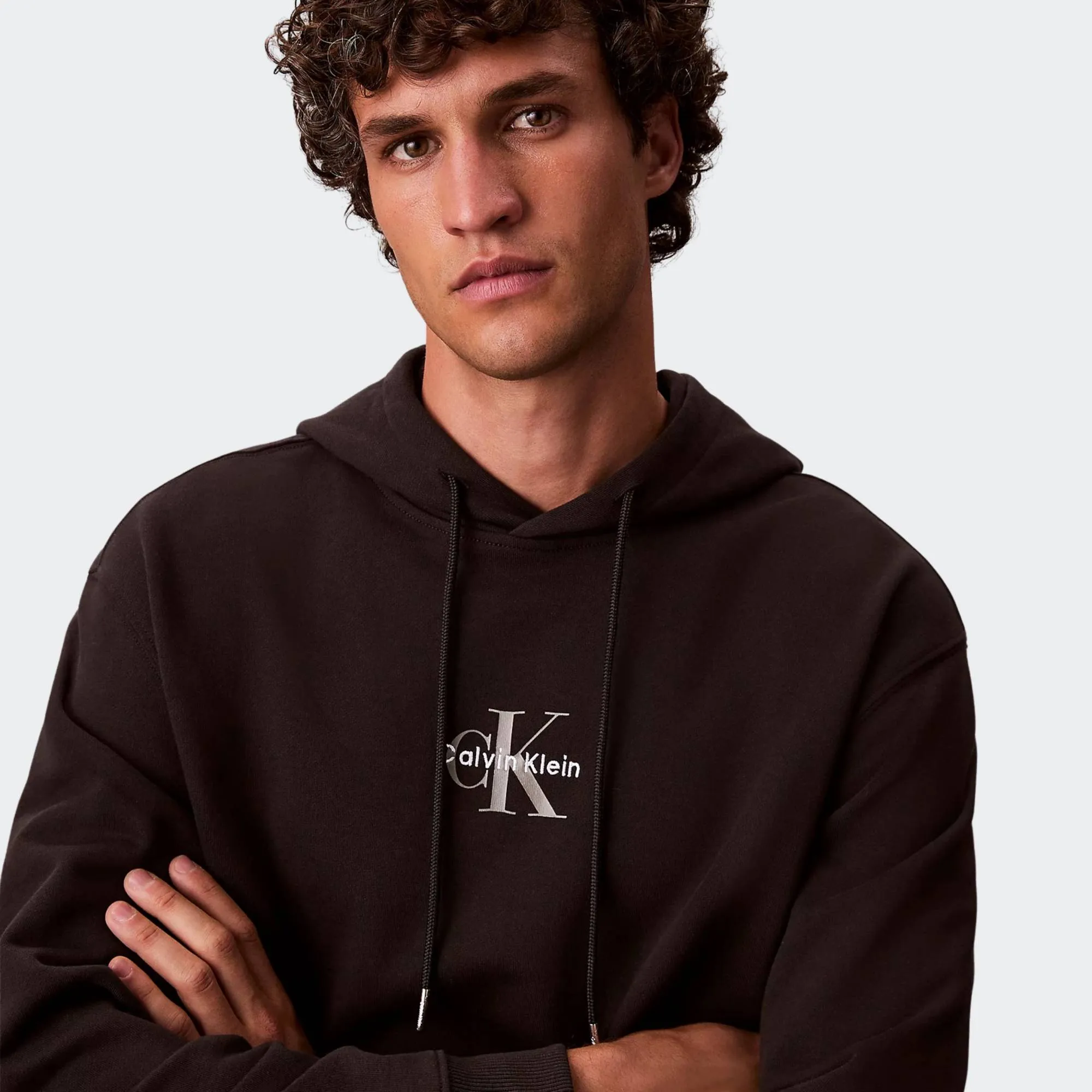 CALVIN KLEIN JEANS 350TERRY MICRO MONOLOGO HOODIE