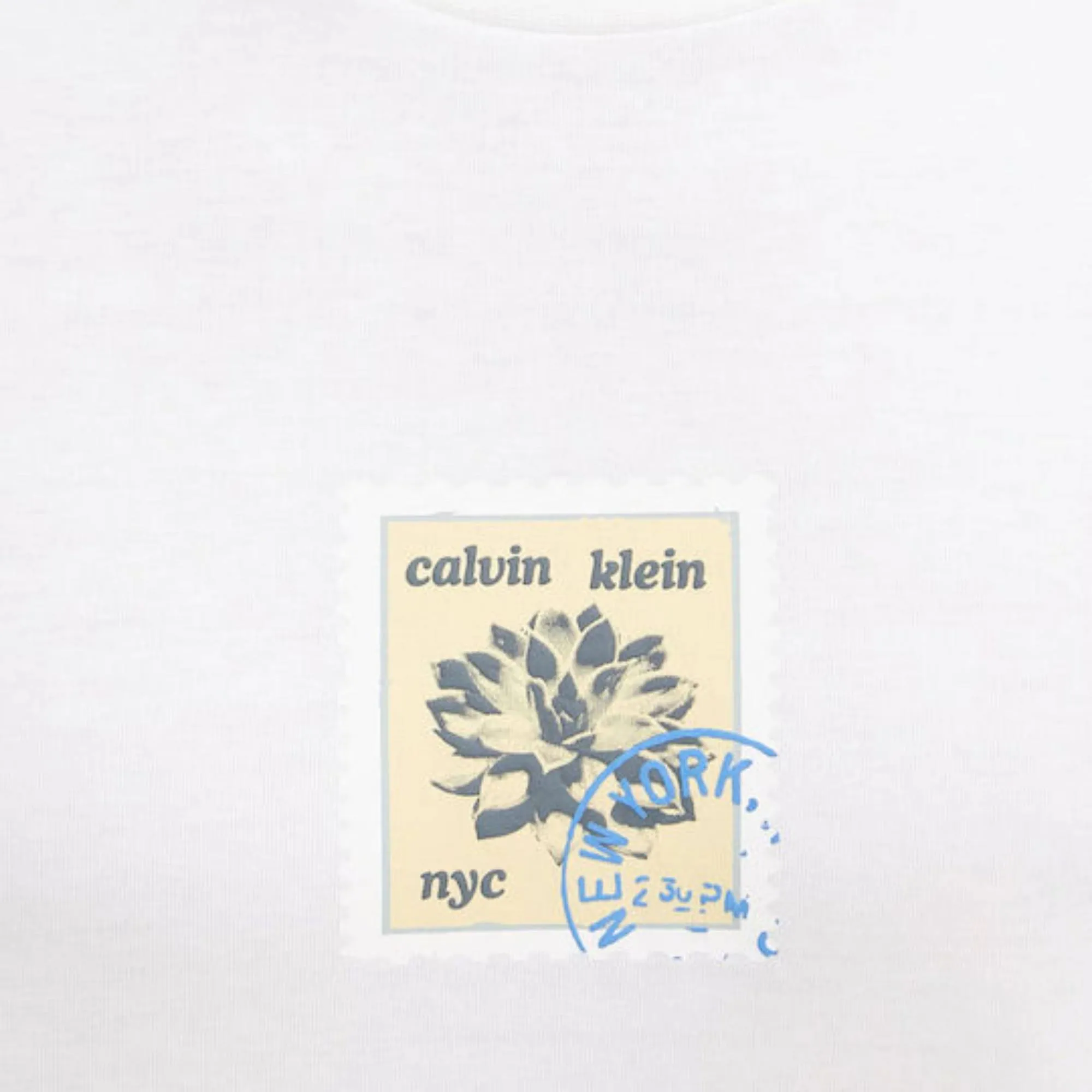 CALVIN KLEIN JEANS TRAVEL STAMP GRAPHIC TEE