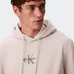 CALVIN KLEIN JEANS 350TERRY MICRO MONOLOGO HOODIE