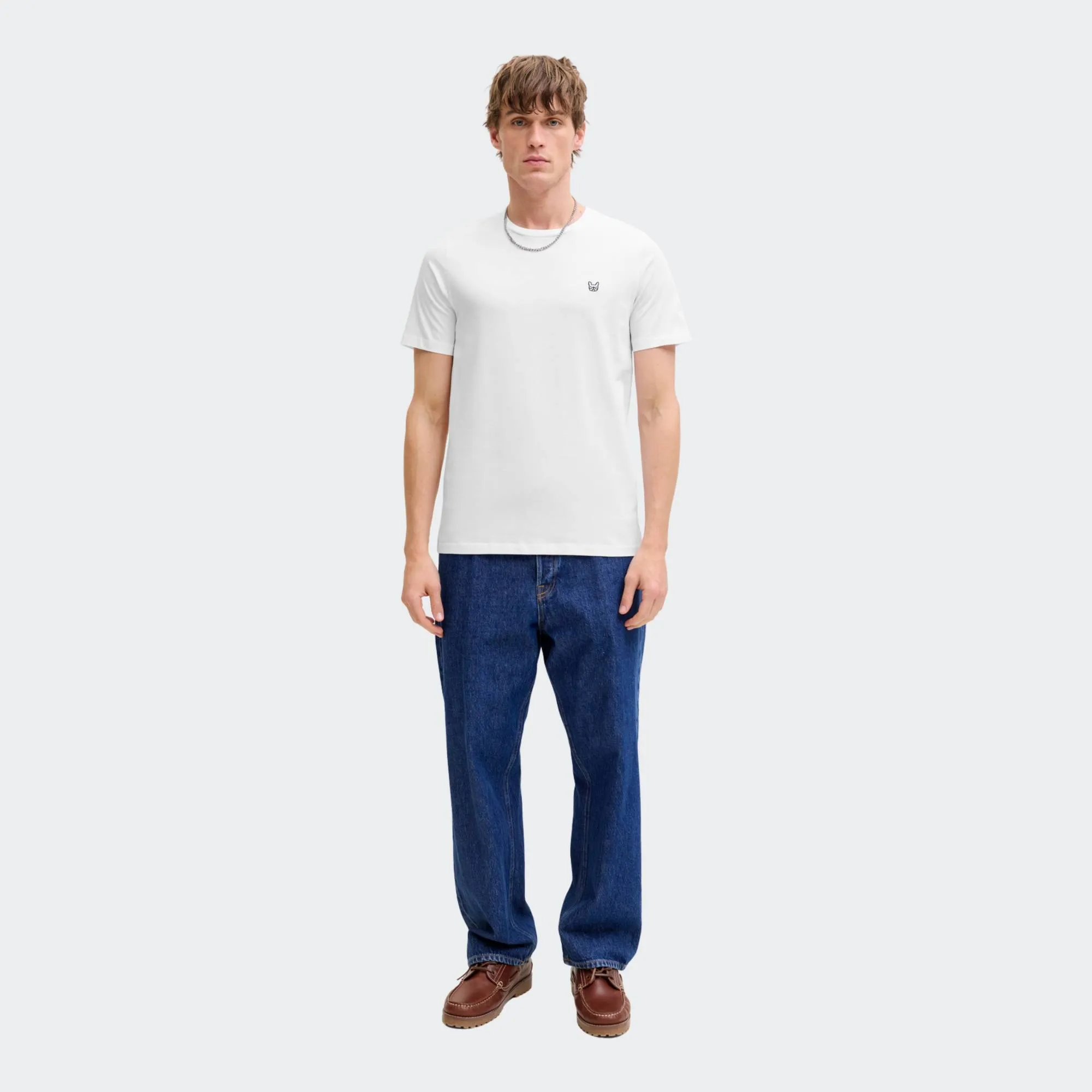 JACK & JONES DENIM LOGO TEE O-NECK