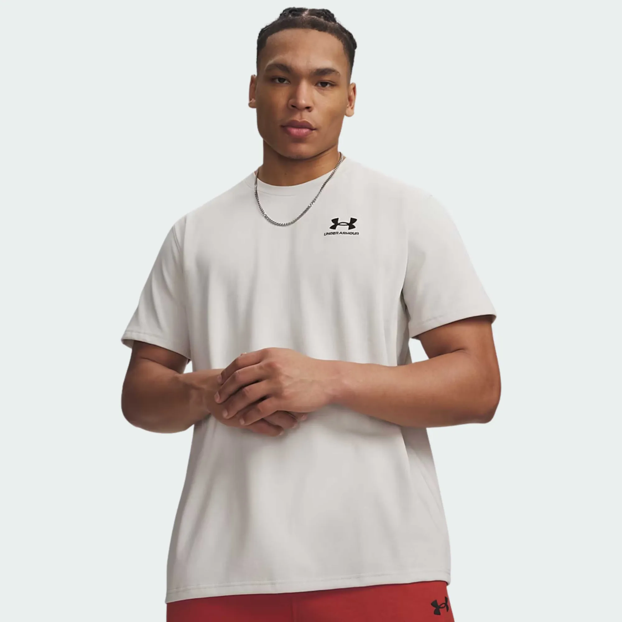 UNDER ARMOUR LOGO HEAVYWEIGHT TEE