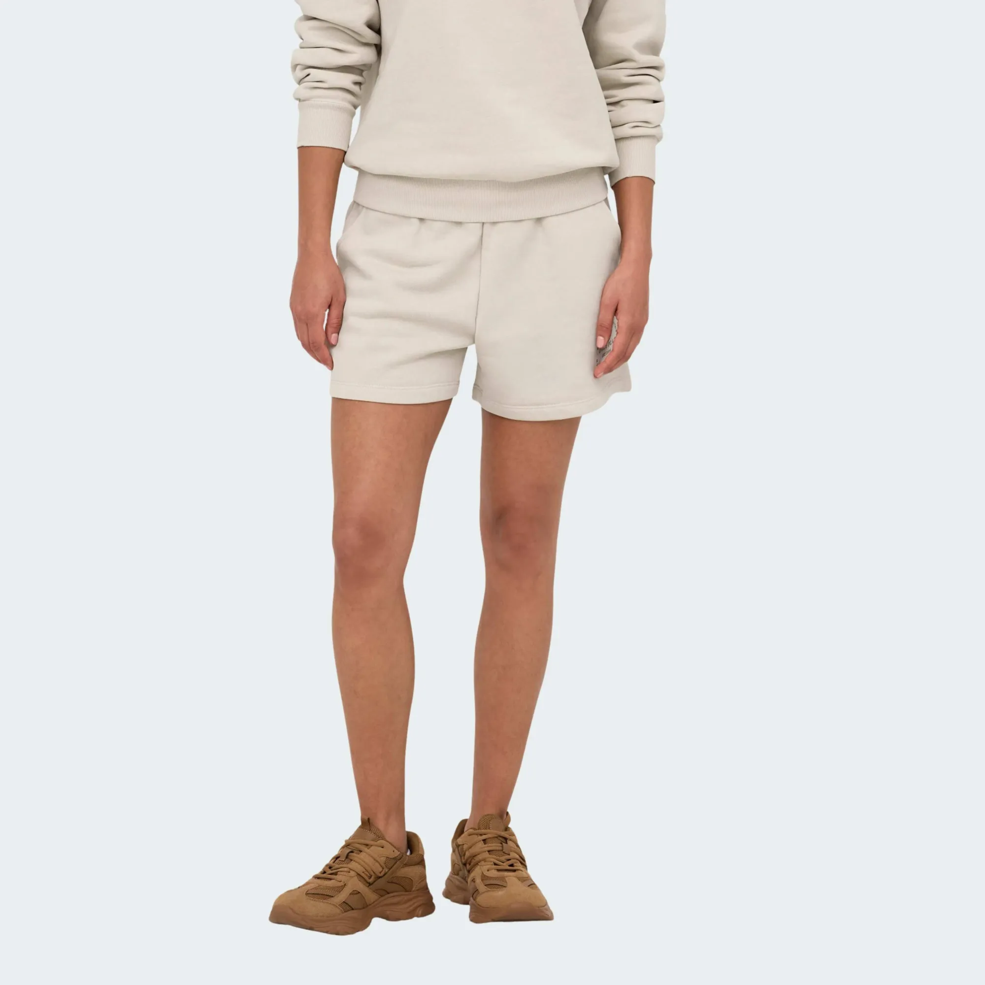 ONLY PLAY CAVA LIFE HIGH WAIST BRUSH SWEAT SHORTS