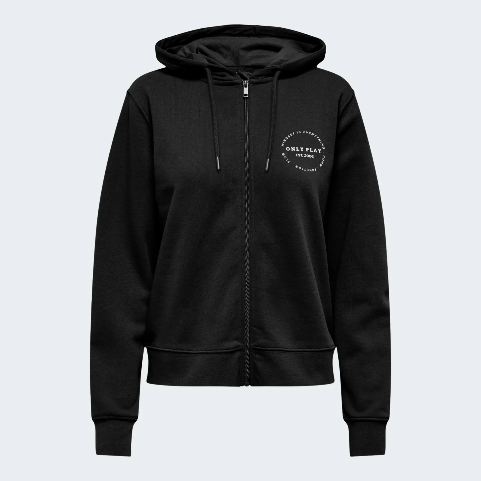 ONLY PLAY CAVA HOOD ZIP LOOSE BRUSH SWEAT