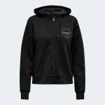 ONLY PLAY CAVA HOOD ZIP LOOSE BRUSH SWEAT