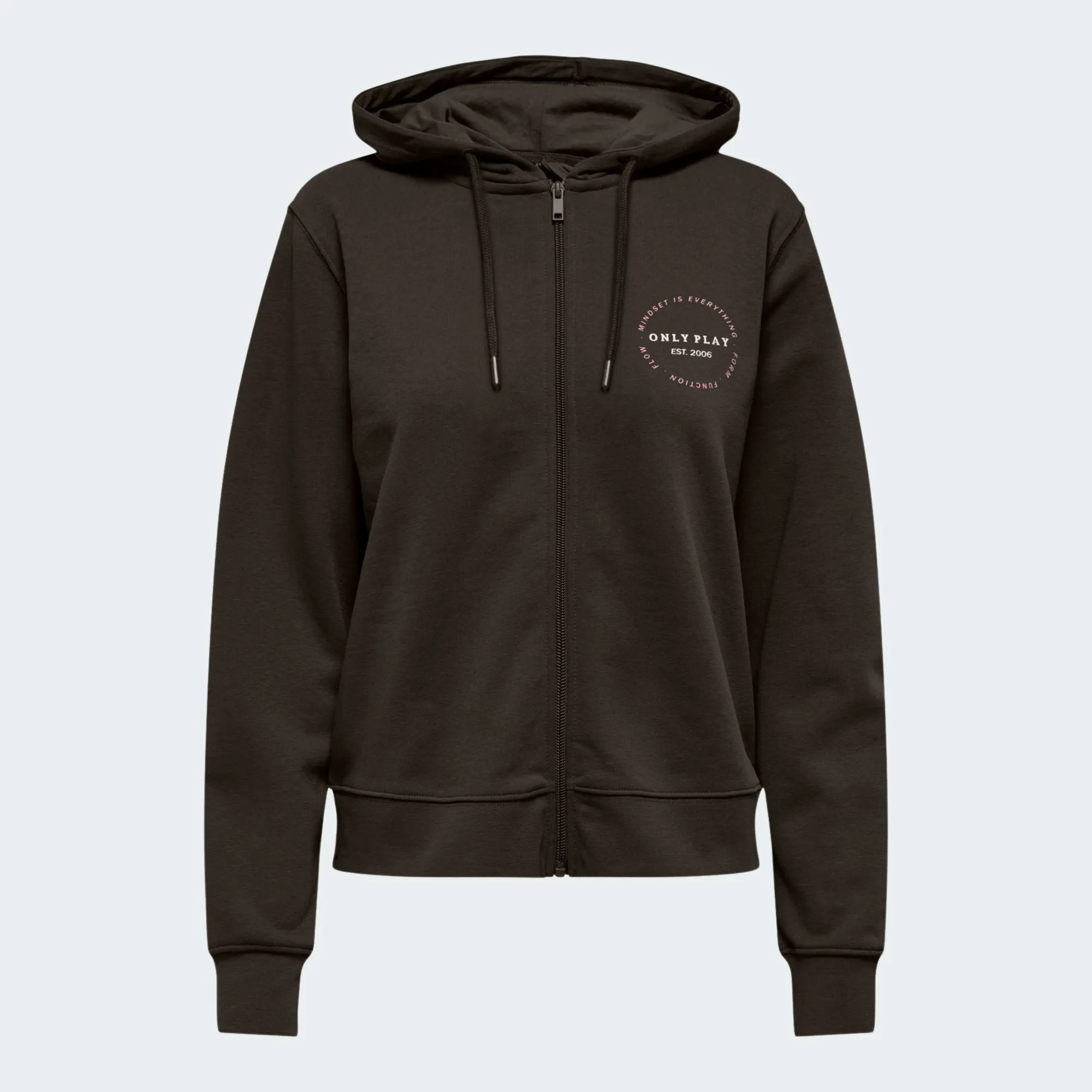 ONLY PLAY CAVA HOOD ZIP LOOSE BRUSH SWEAT