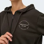 ONLY PLAY CAVA HOOD ZIP LOOSE BRUSH SWEAT