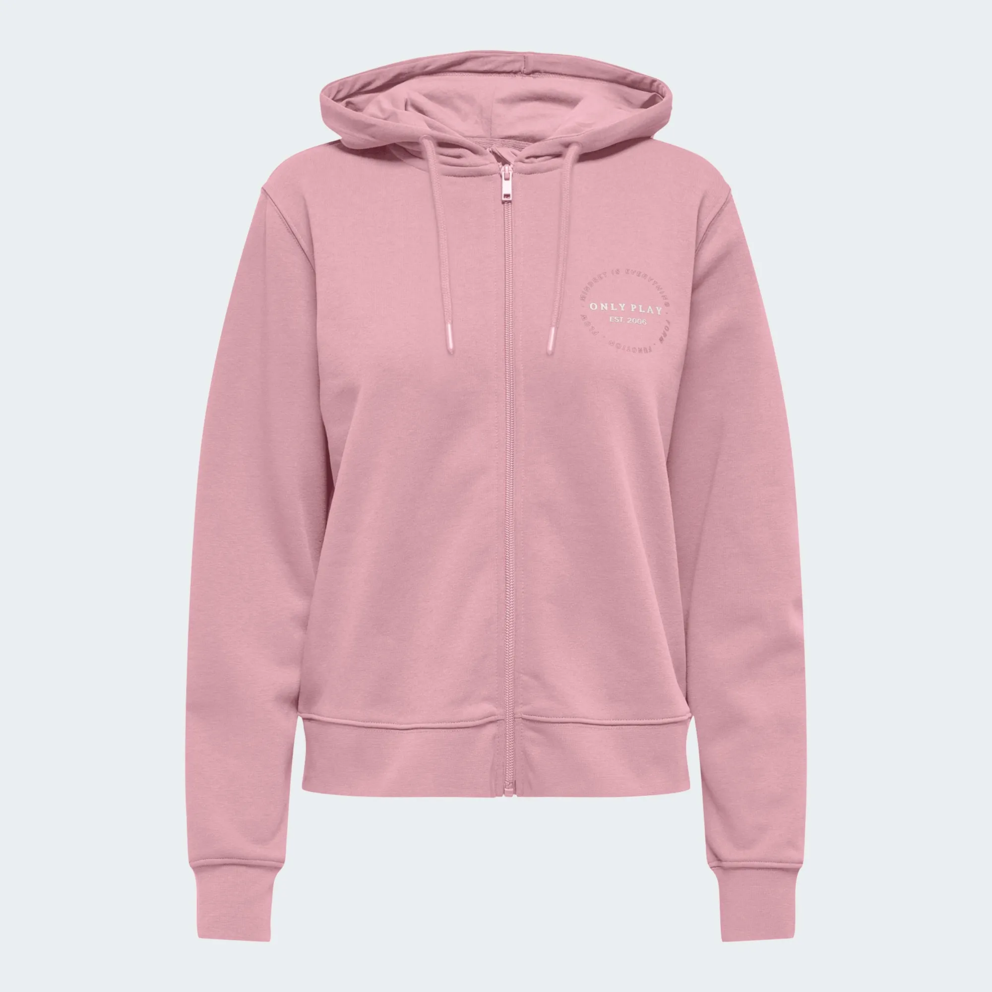 ONLY PLAY CAVA HOOD ZIP LOOSE BRUSH SWEAT