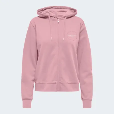 ONLY PLAY CAVA HOOD ZIP LOOSE BRUSH SWEAT