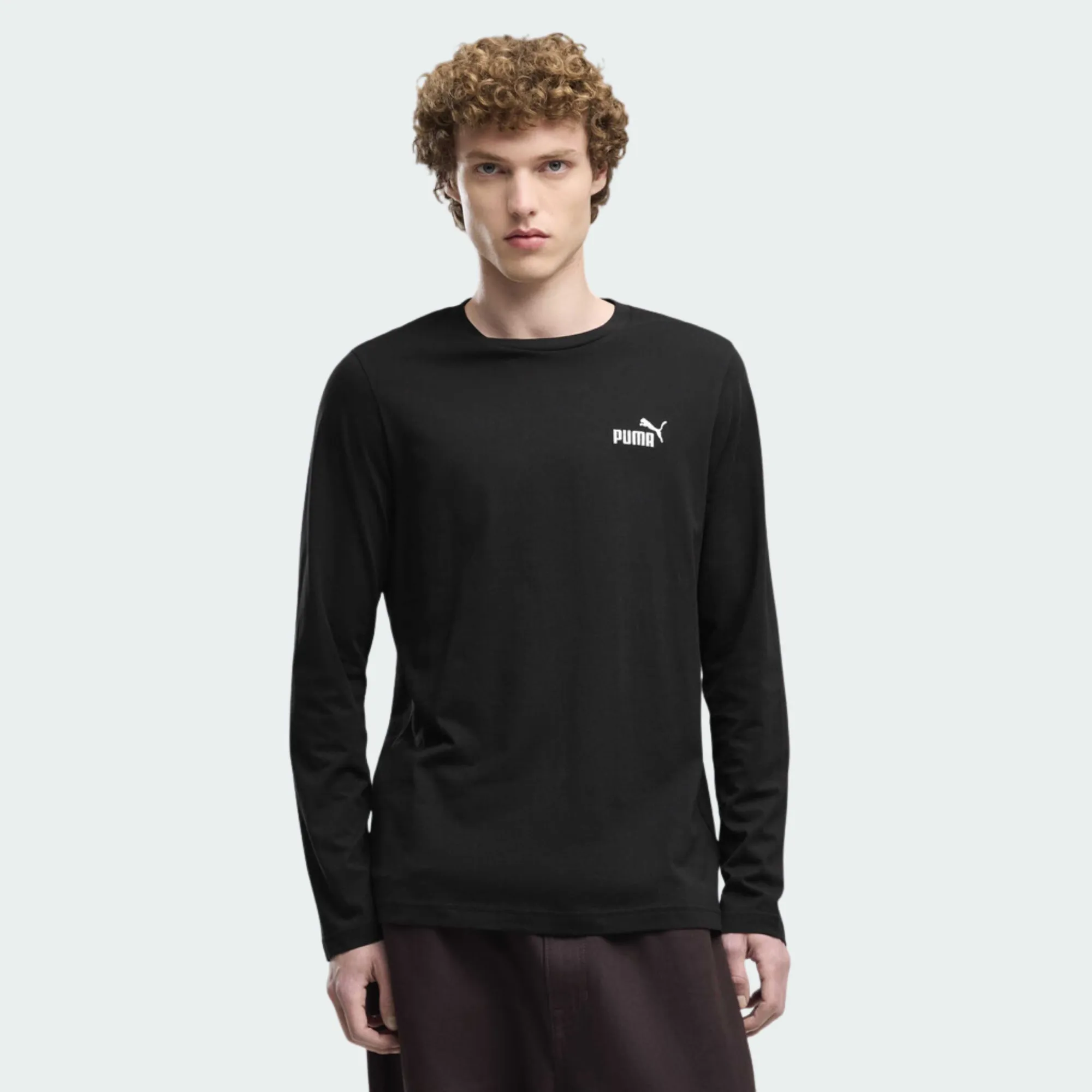 PUMA ESSENTIALS NO. 1 LOGO LONGSLEEVE TEE