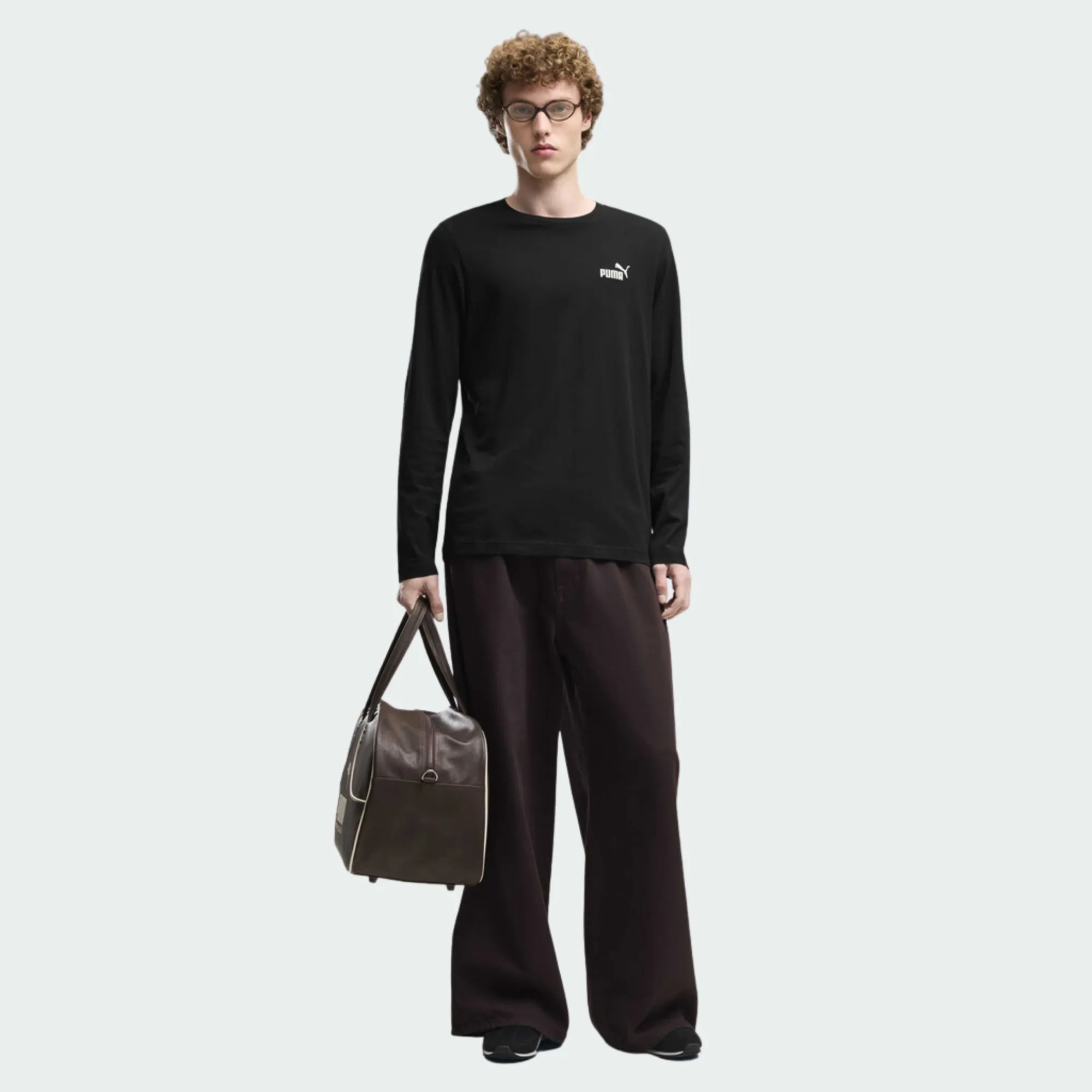 PUMA ESSENTIALS NO. 1 LOGO LONGSLEEVE TEE