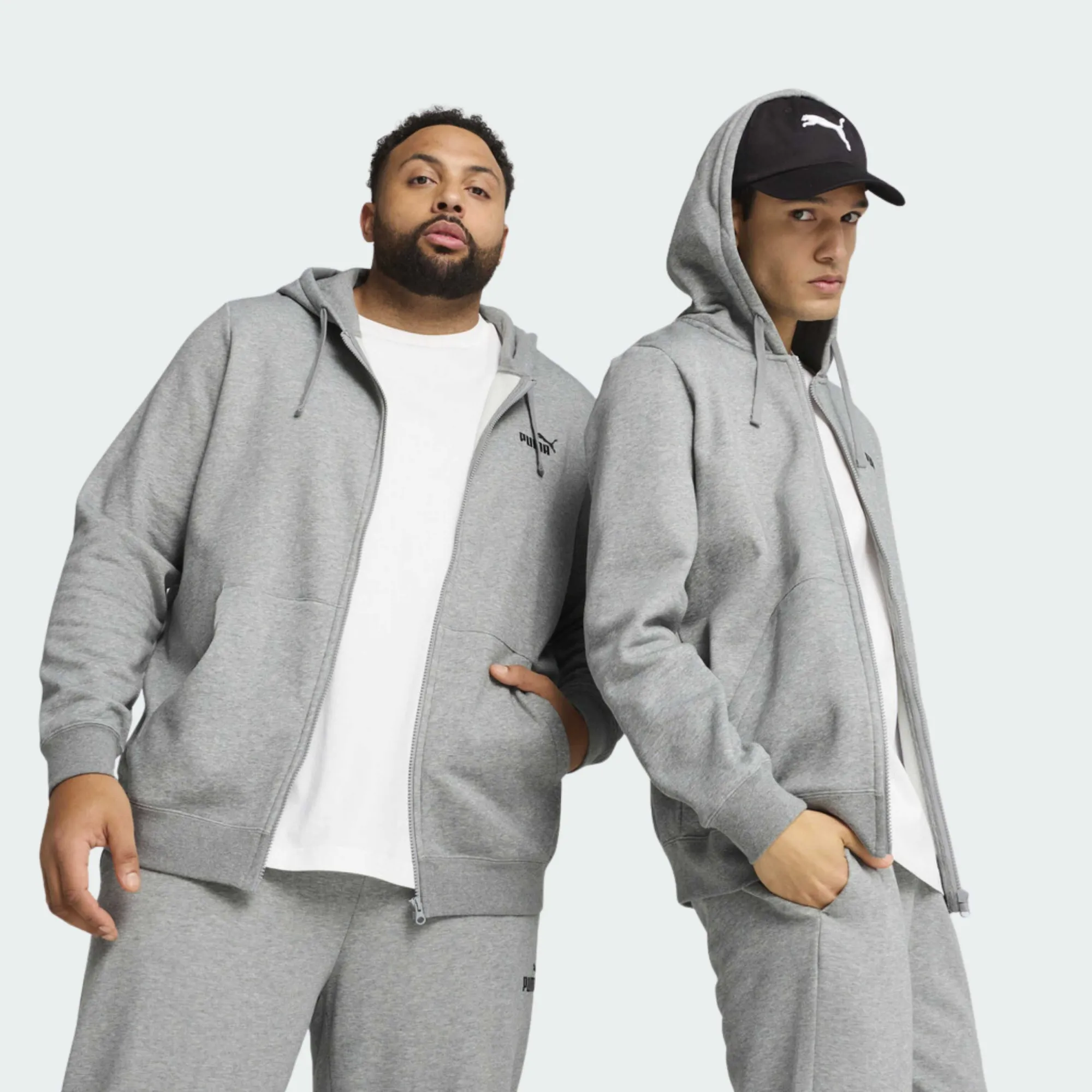 PUMA ESSENTIALS SMALL NO. 1 LOGO FULL-ZIP HOODIE