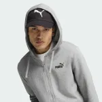 PUMA ESSENTIALS SMALL NO. 1 LOGO FULL-ZIP HOODIE