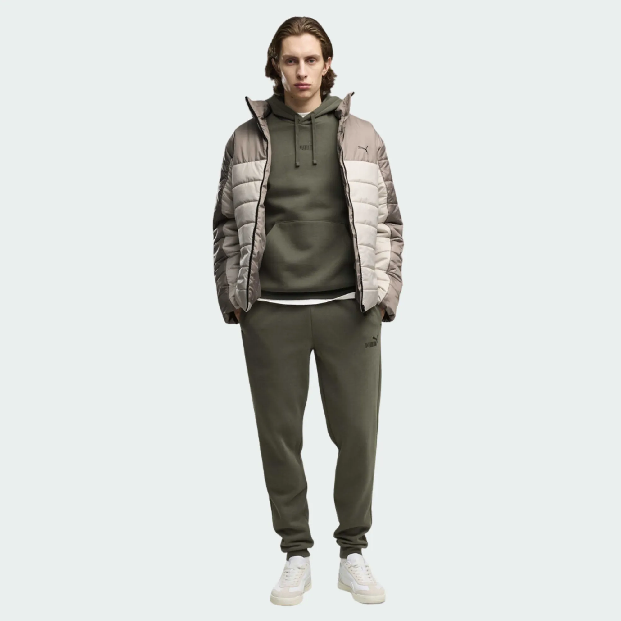 PUMA ESSENTIALS NO. 1 LOGO SWEATPANTS SMALL LOGO