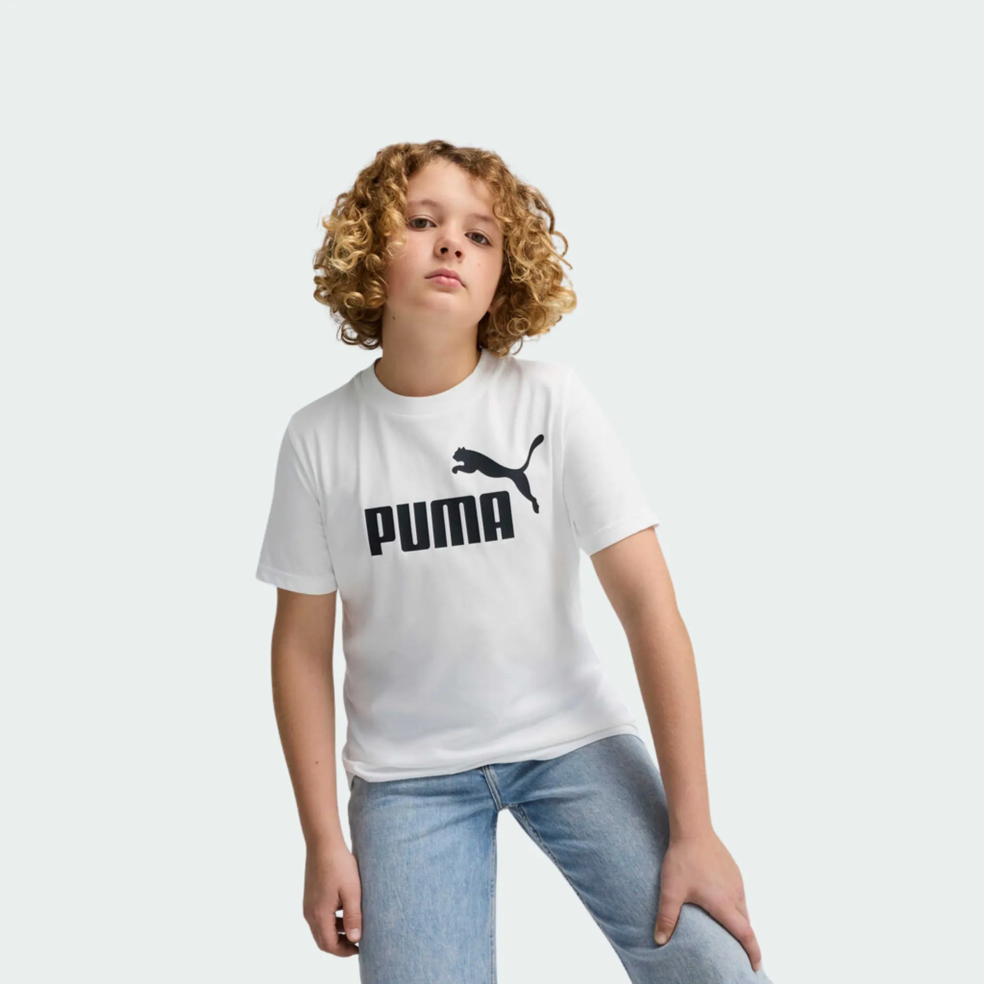 PUMA ESSENTIALS NO. 1 LOGO TEE BOYS